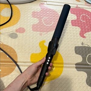 Black Biolonic Ceramic Hair Curling wand extra long